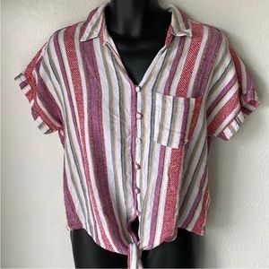 Caffe‎ Marrakesh Front Tie Top